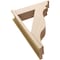 Ekena Millwork 7 1/2-in W x 26-in D x 38-in H Funston Trad Rough Cedar Woodgrain TimberThane Outlooker, Primed Tan OUTUR075X26X38FST04RCPR - alternate 2